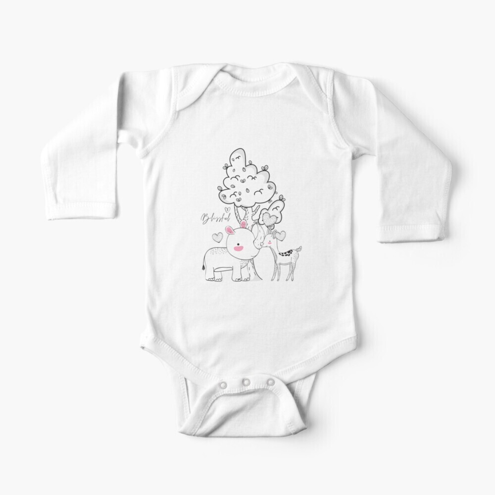 Blissful Animal One-Piece Body Suit Designs