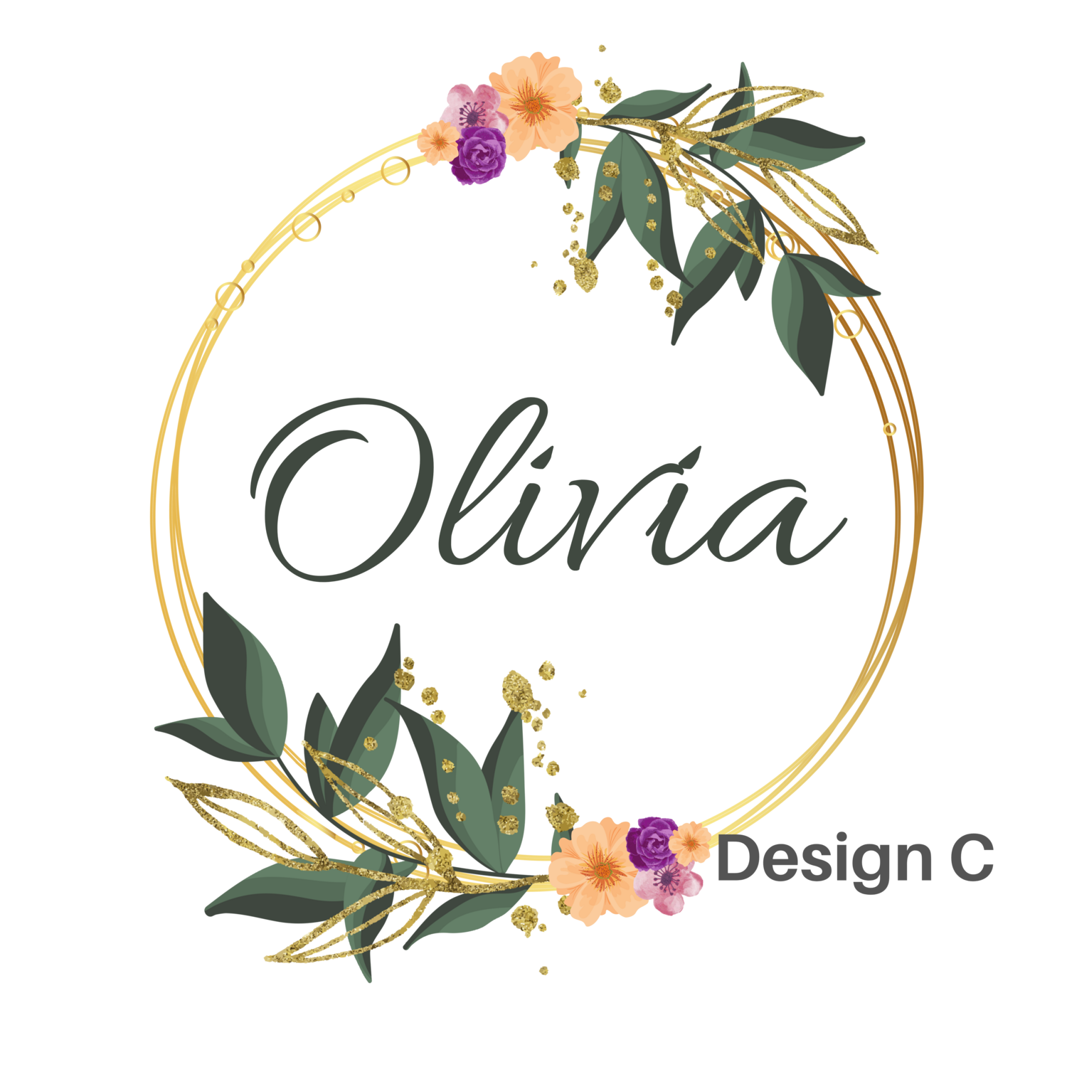 Custom Baby One-Piece Body Suit Flower Design