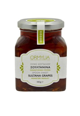 Sweet: Hand-made Traditional Sultana Grapes Spoon Sweet 380g