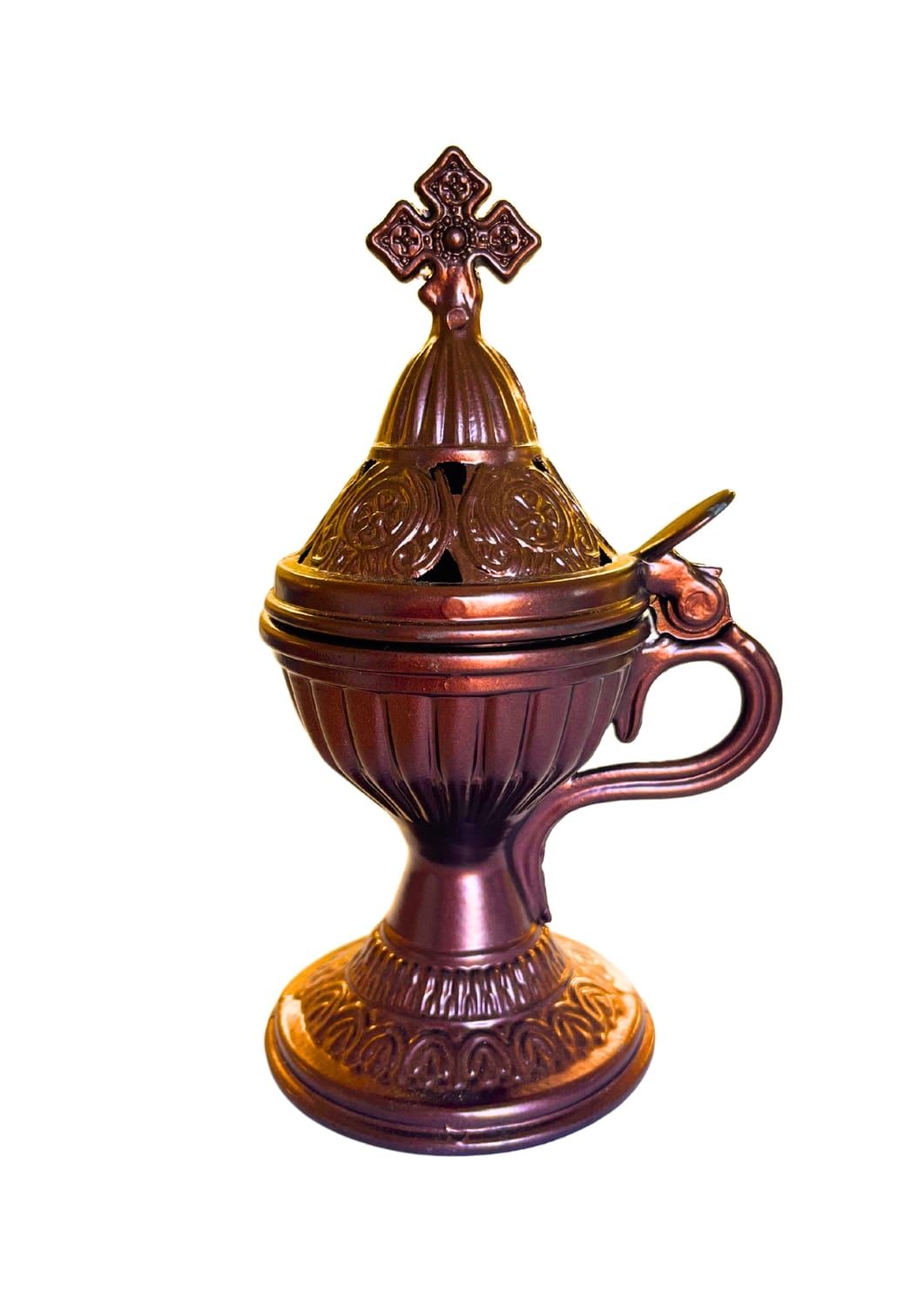 Censer: Copper Handheld Censer for the Orthodox Home