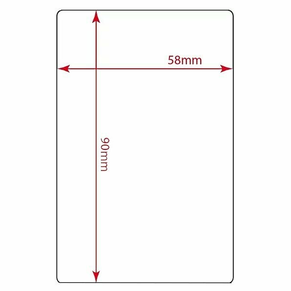 Bizerba Direct Thermal Economy label, 58 mm x 90mm