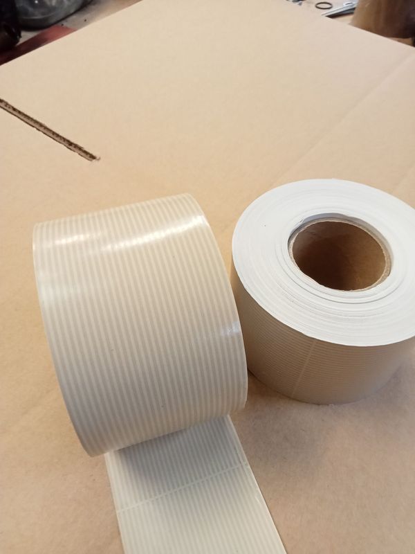 Card Effect Linerless Thermal label for Digi / Bizerba /Avery/  58mm x 65 meters