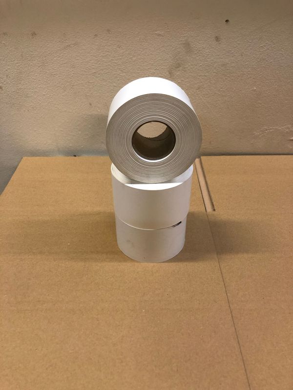​70mm wide x 65 mts Linerless - 18 rolls per box