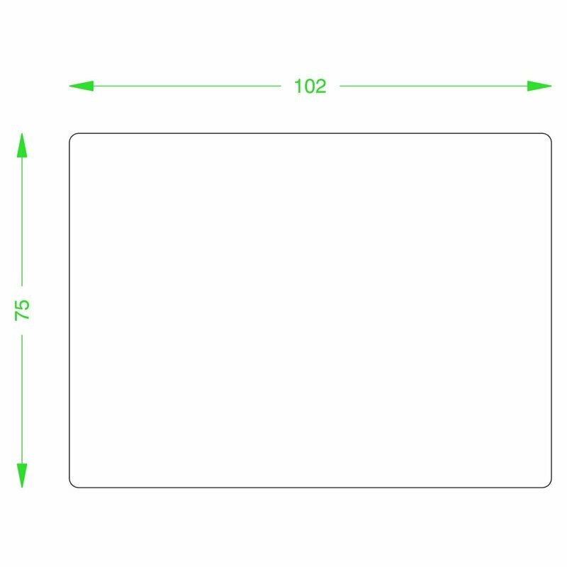 75mm x 102mm Custom Printed Digital Labels