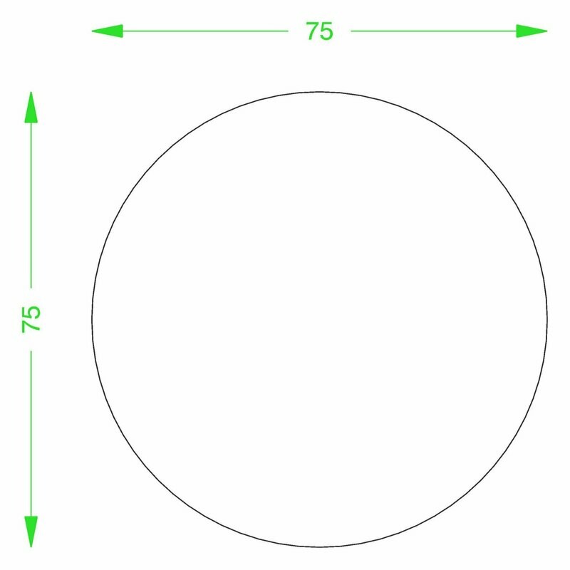 75mm Circular Custom Printed Labels