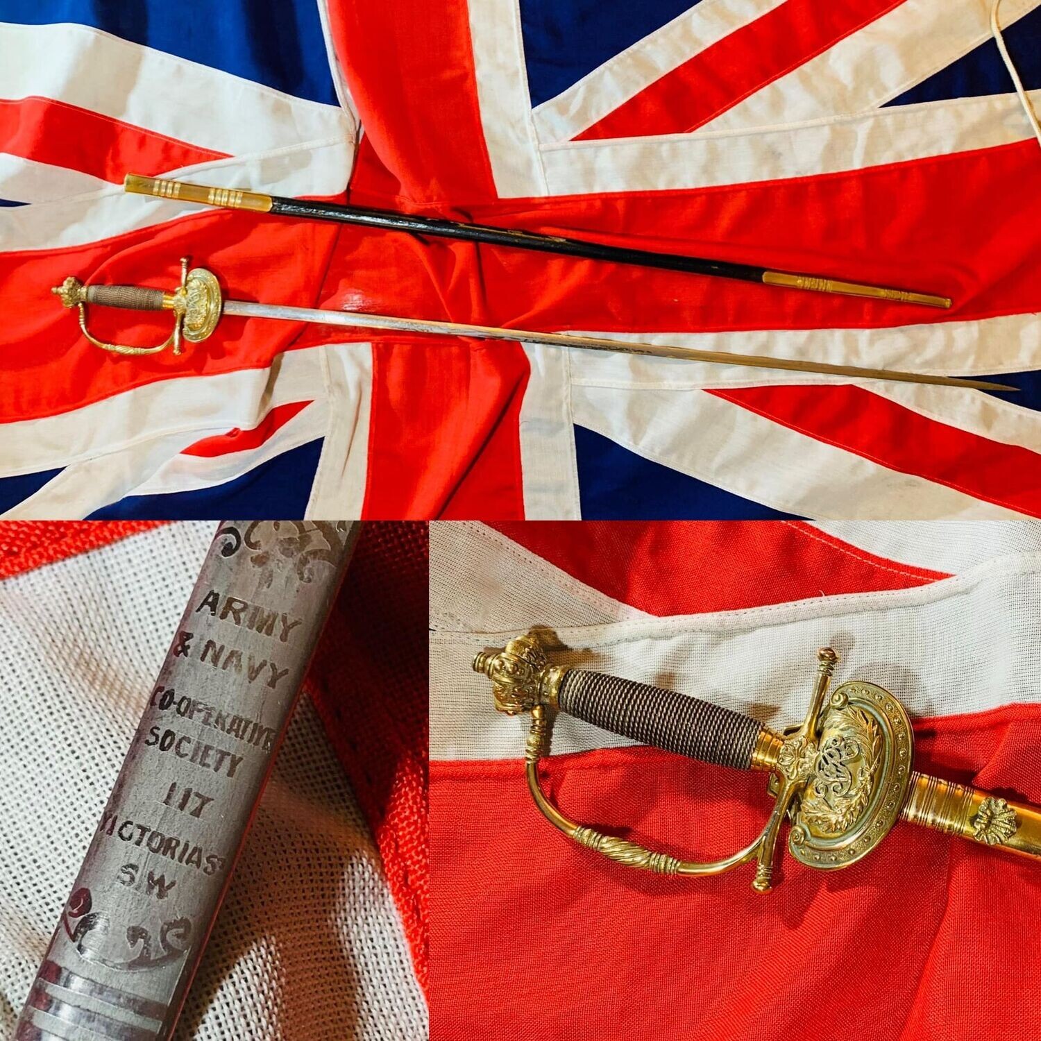 Victorian Lieutenants Court Sword & Scabbard c.1890 By Army & Navy, London.
