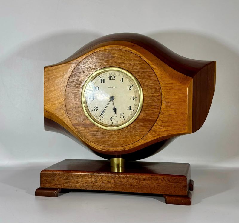 WW1 Sopwith Strutter or Pup Propeller Boss 10 Day Mantel Clock (c.1916)