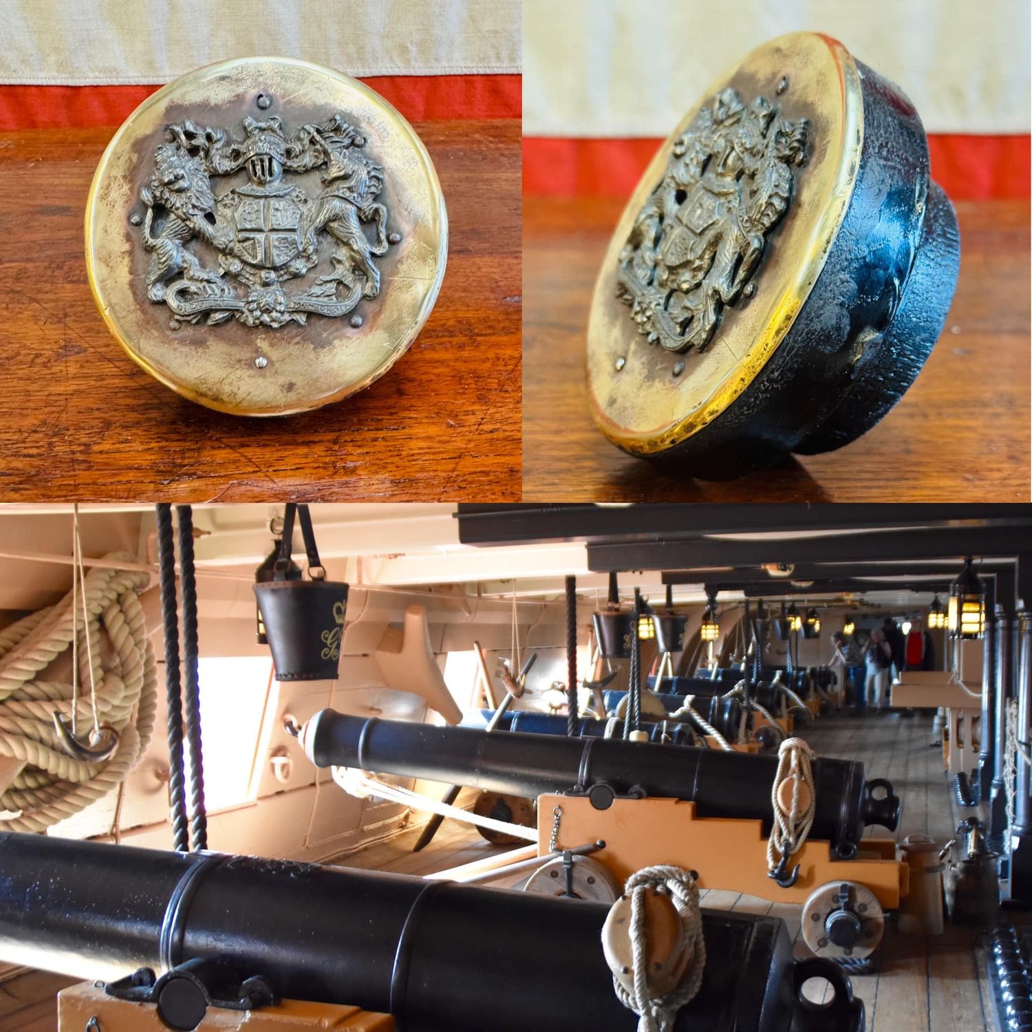 ​Rare George III/IV Royal Navy Metal/Bronze Cannon Barrel Plug Tampion.
