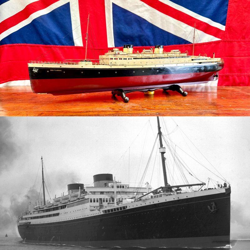 1930’s Bassett-Lowke Electric Model of the White Star Line MV Britannic