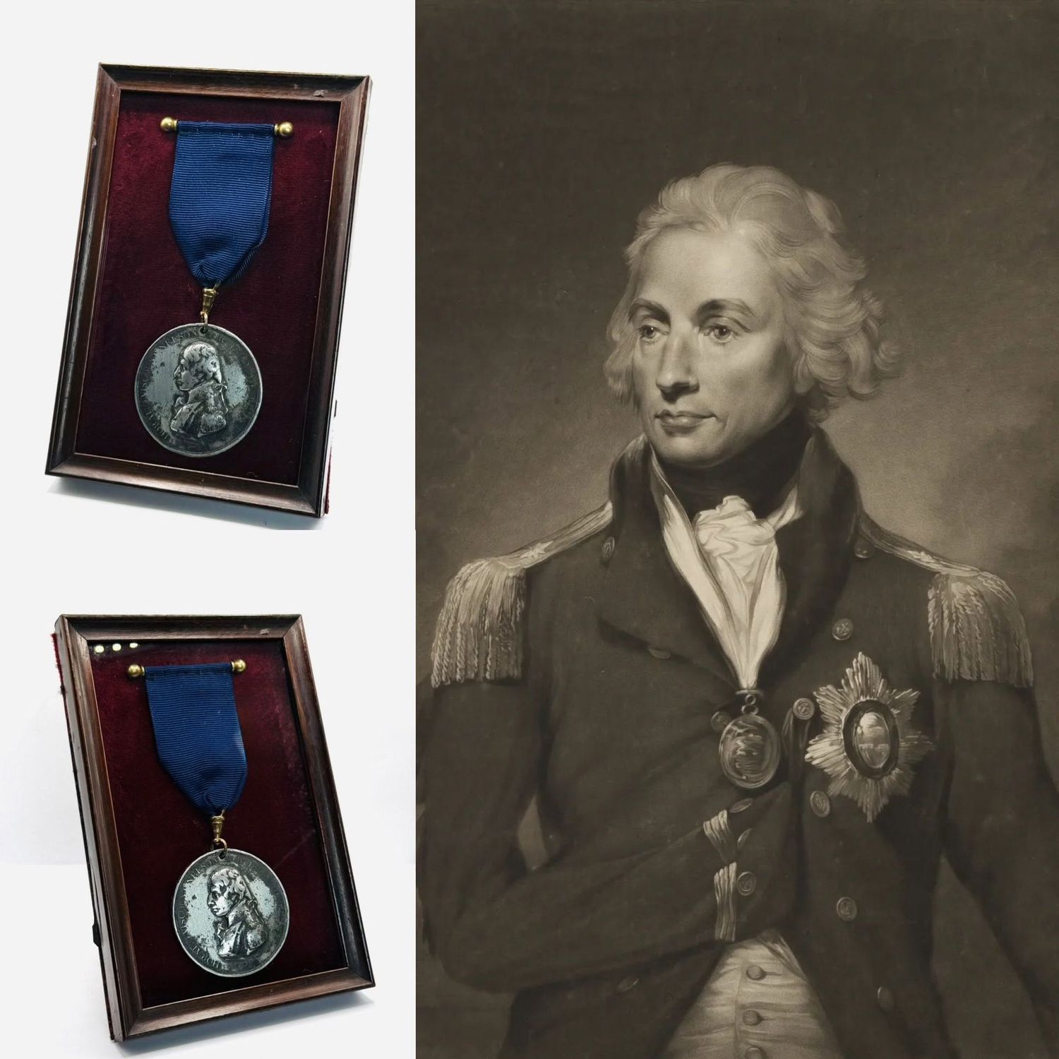 Framed Soho 1st Mint Matthew Boulton Battle of Trafalgar Medal Framed Soho 1st Mint Matthew Boulton Battle of Trafalgar Medal