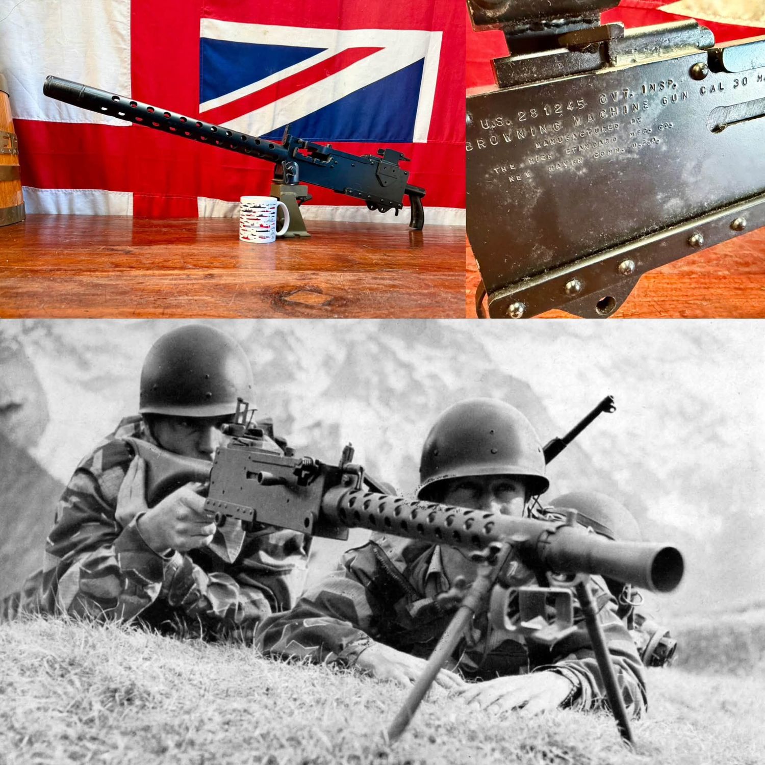 Superb WW2 30 Cal Browning M2 Machine Gun Replica Model (Aircraft Variant) Superb WW2 30 Cal Browning M2 Machine Gun Replica Model (Aircraft Variant)