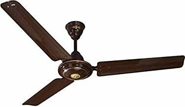ACTIVA APSRA 1200 MM High Speed 390 RPM Bee Approved 5 Star Ceiling Fan Brown with 2 Year Warranty