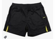 Sports Shorts, Black-Yellow