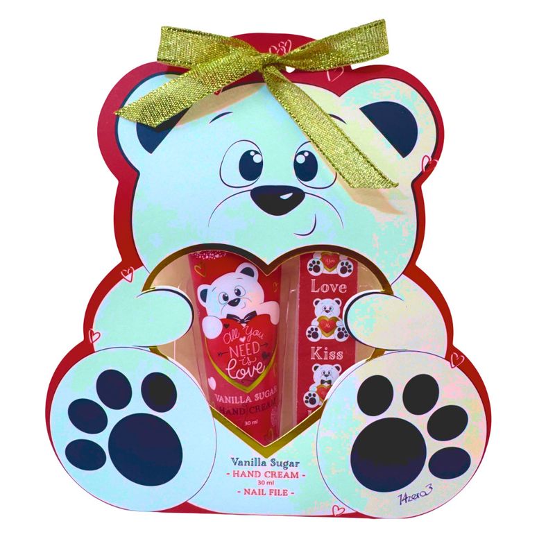 COFFRET CADEAU "TEDDY BEAR" CREME POUR MAINS ET LIME