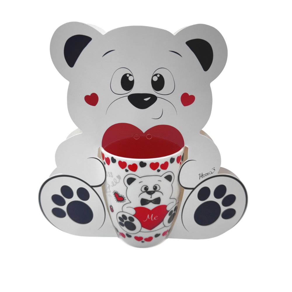 TASSE EN PORCELAINE "TEDDY BEAR" DANS BOITE CADEAU
