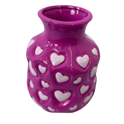 VASE HEARTBREAKER  13X13X18CM