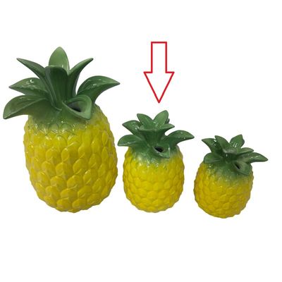 PINEAPPLE TROPICAL YELLO VASE 18X18X28CM