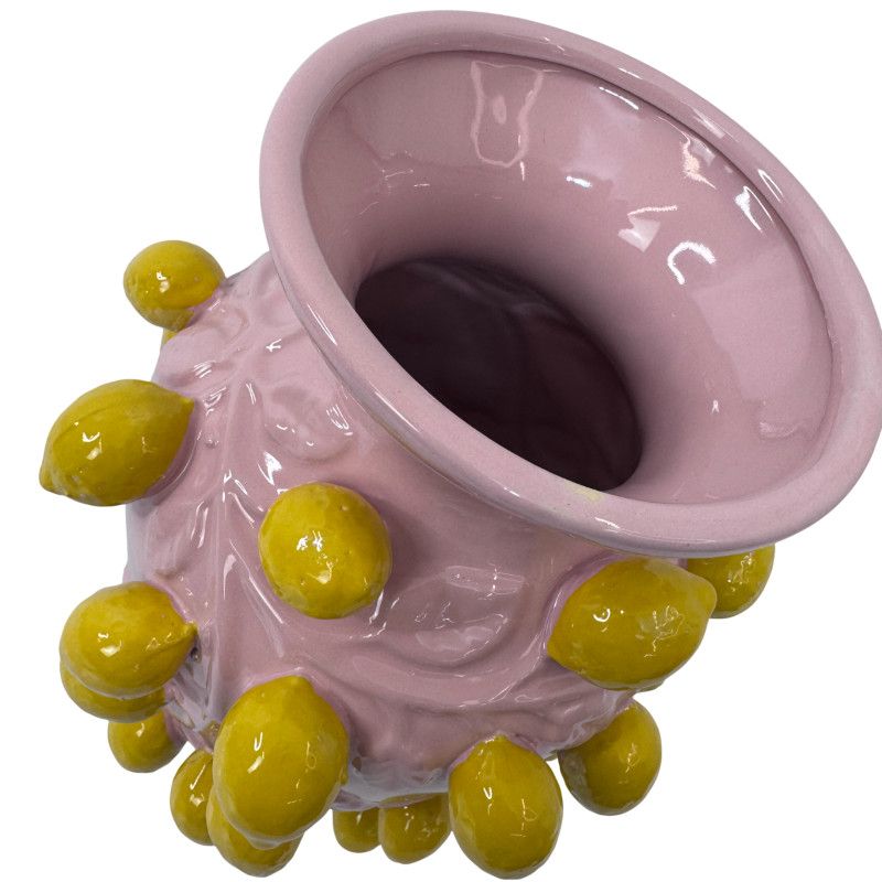 FRUIT LEMONLIGHT PINK VASE 24X38CM