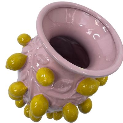 FRUIT LEMONLIGHT PINK VASE 24X38CM
