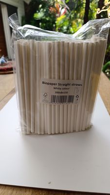 Paille milkshake papier