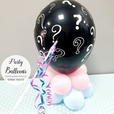 Table Top Gender Reveal balloon
