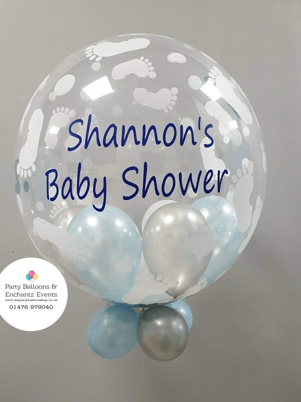 Baby foot print Bubble Balloon 