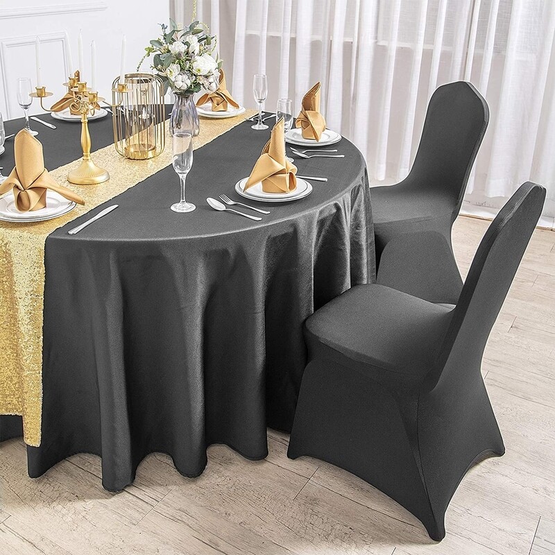 Black Lycra Chair Covers 