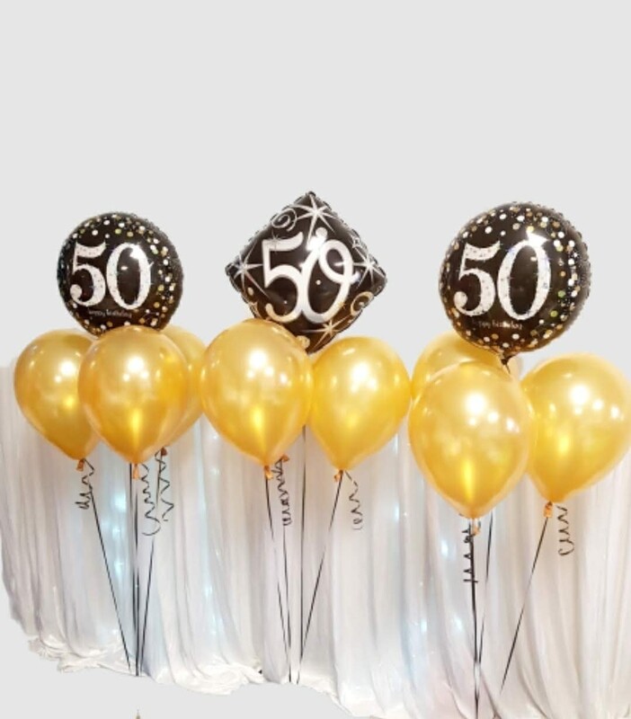 Birthday Age Balloon Bouquet