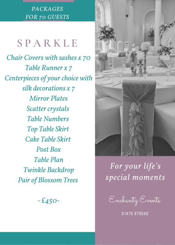 70 GUESTS - SPARKLE package