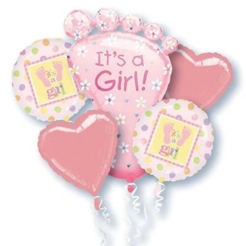 It's Baby Girl Balloon Bouquet