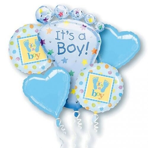 It's Baby Boy Balloon Bouquet