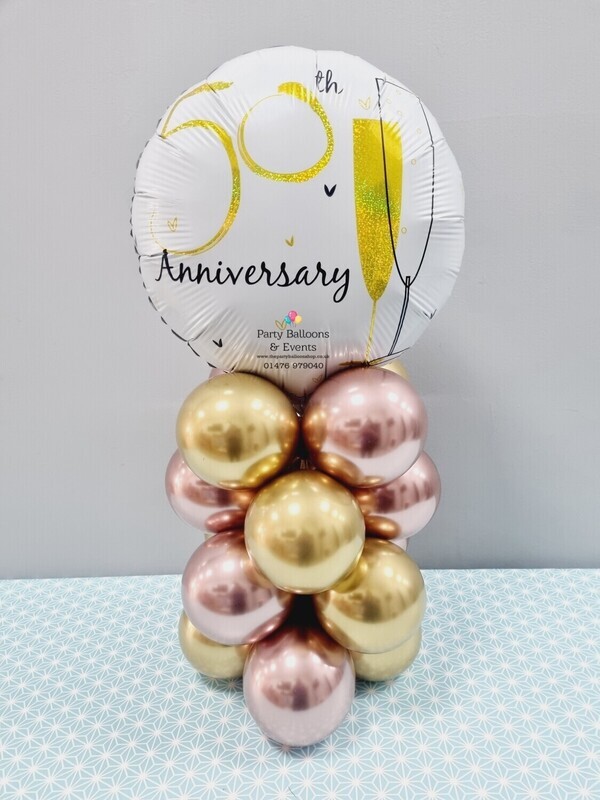 50th Anniversary Chrome Table Top Display 