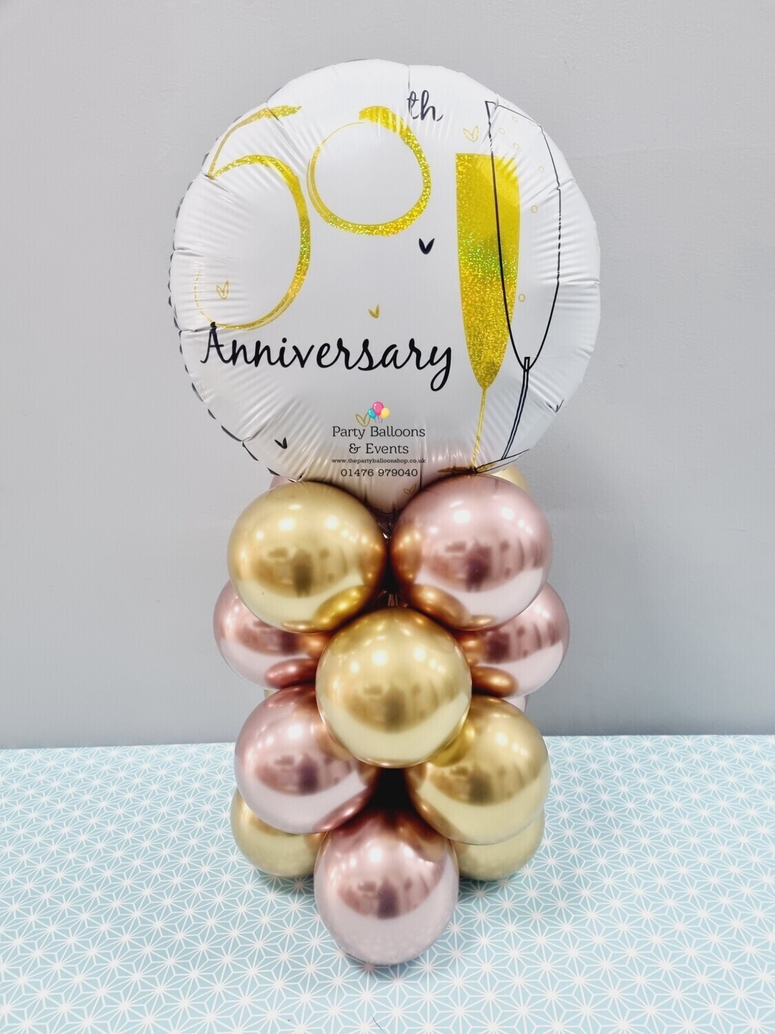 50th Anniversary Chrome Table Top Display 