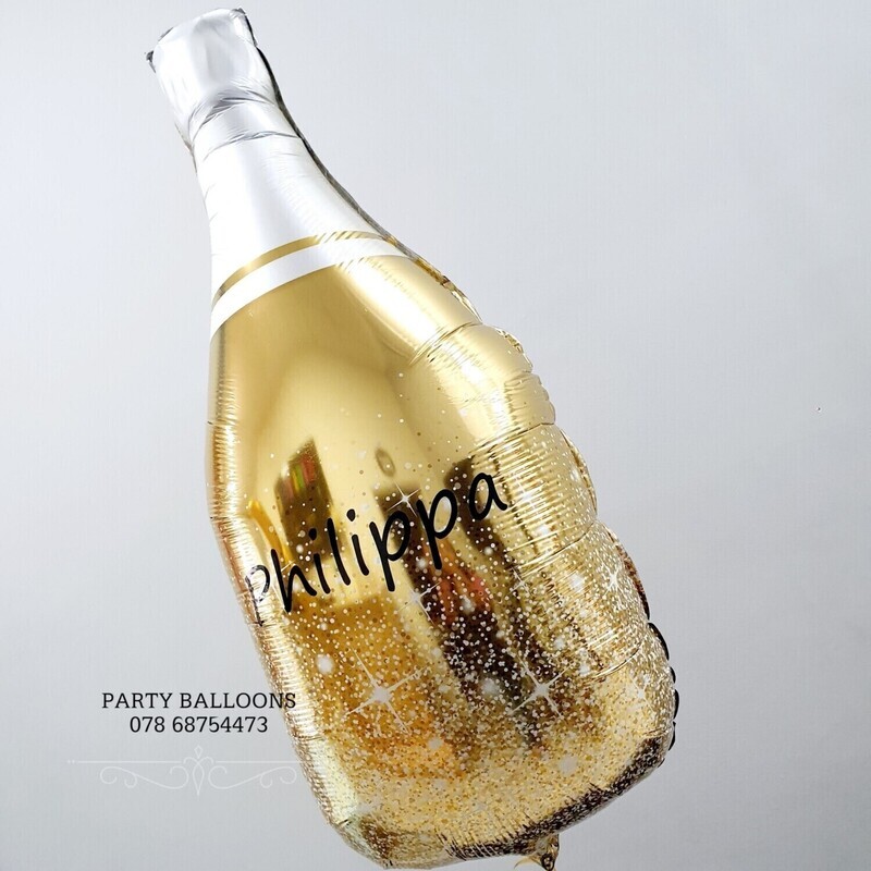 Personalised Champagne bottle - Gold