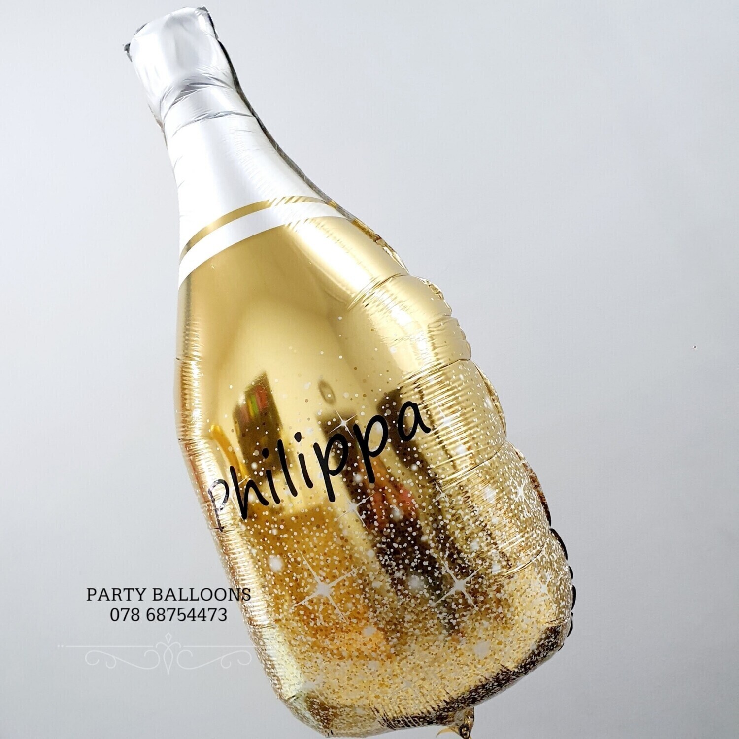 Personalised Champagne bottle - Gold