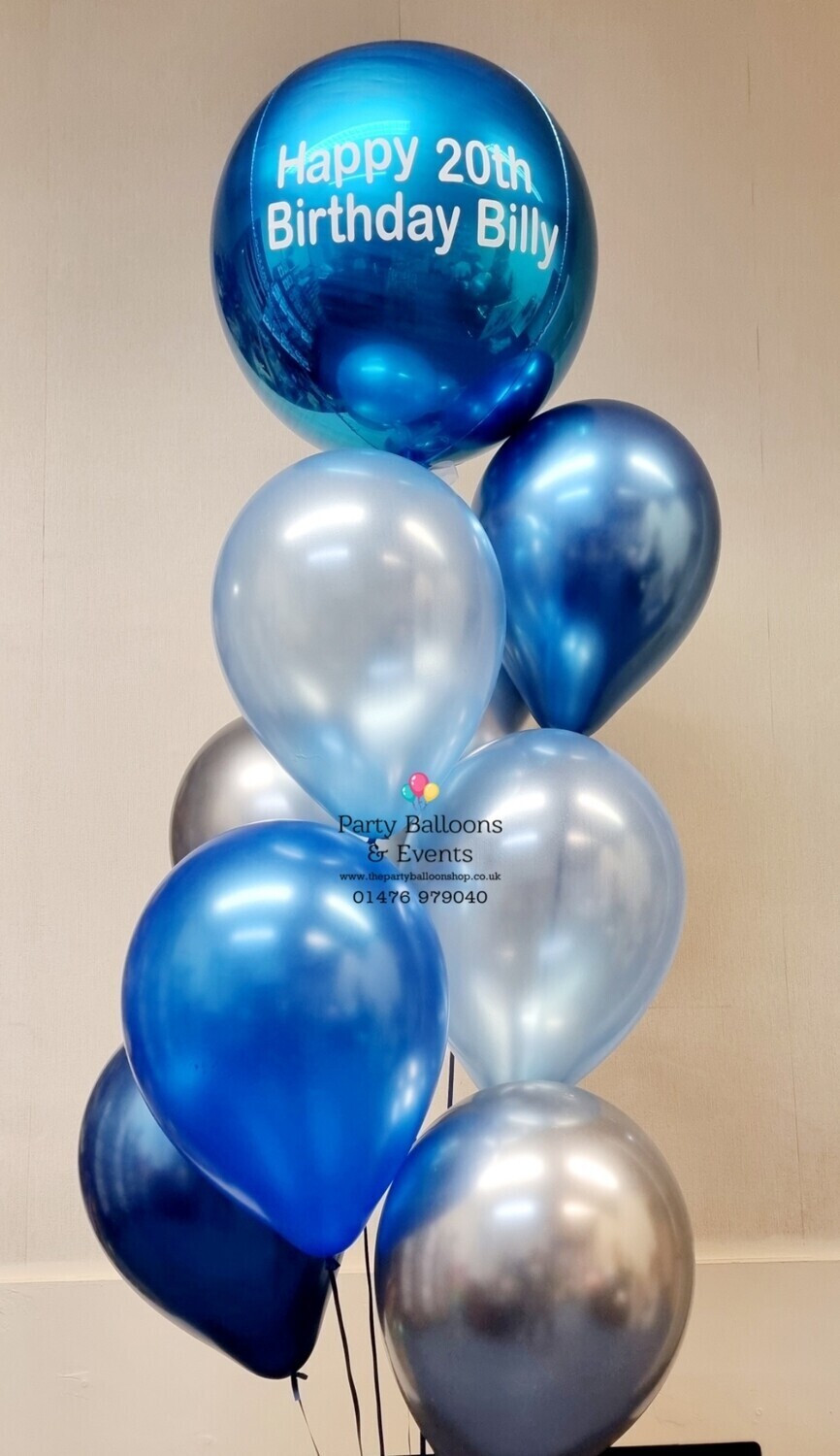 Personalised Orbz Balloon Bouquet
