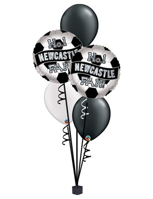 NO 1 Newcastle fan balloon bouquet 