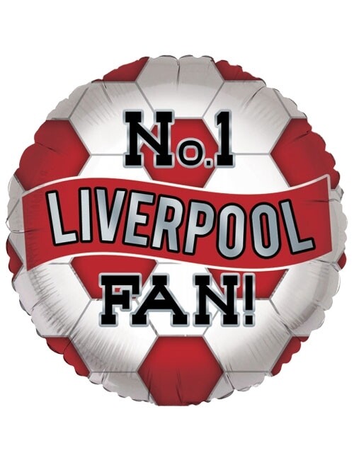 No 1 Liverpool fan foil balloon