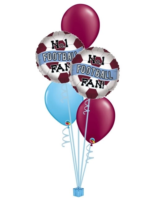 NO 1 Football fan balloon bouquet 