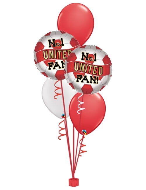 NO 1 United fan balloon bouquet 