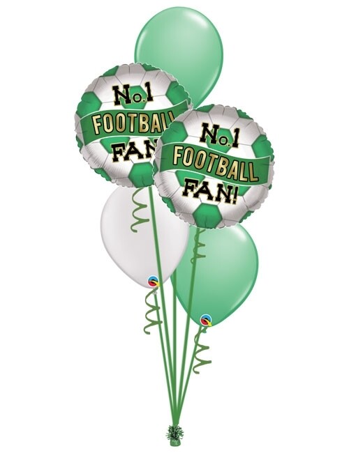 NO 1 Football fan balloon bouquet 