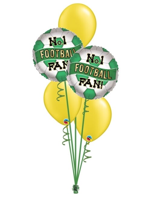 NO 1 Football fan balloon bouquet 