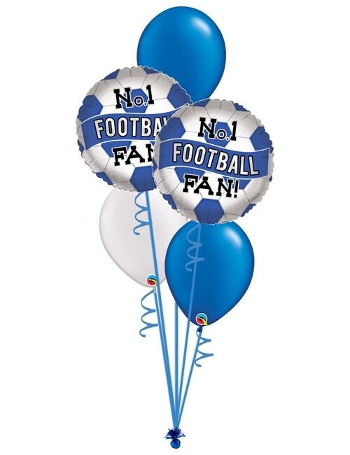 NO 1 Football fan balloon bouquet 