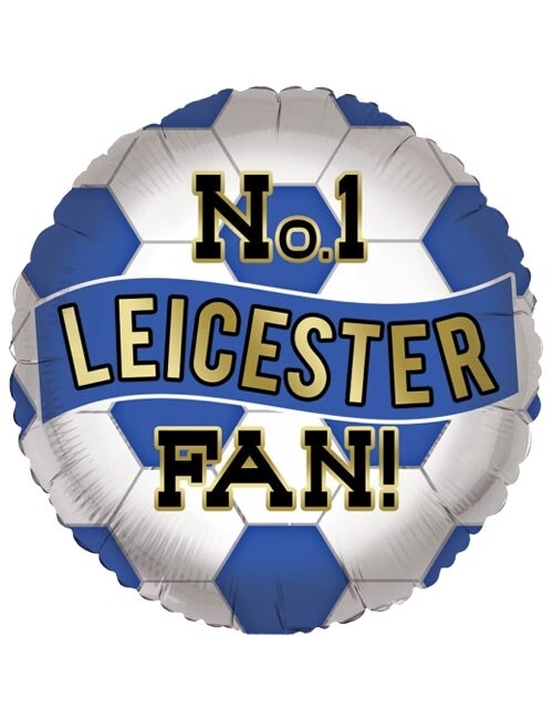 No 1 Leicester fan foil balloon