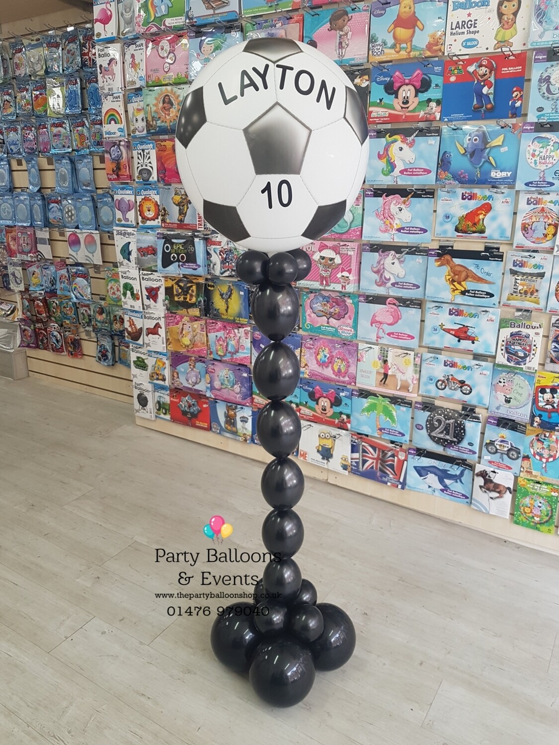 Football Balloon Tower