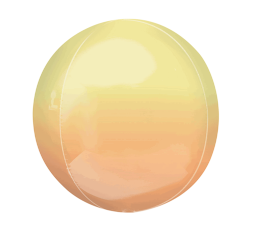 Yellow & Orange Orbz Balloon