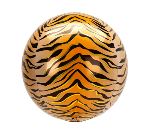 Tiger Print Orbz Balloon