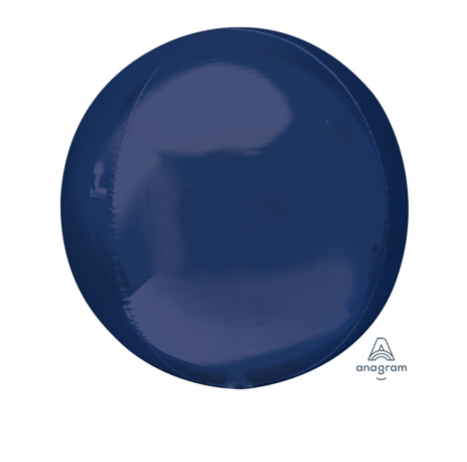 Metallic Navy Blue Orbz Balloon