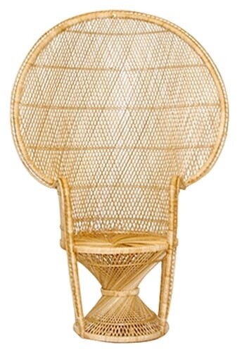 Rattan Peacock Chair - Adult size