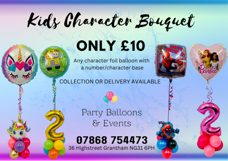 Kid's Character Balloon Bouquet 